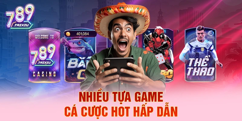 Nhiều trò chơi cá cược đa dạng tại win79